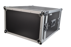 6U 19 Inch Rack Flight Case with 10m 